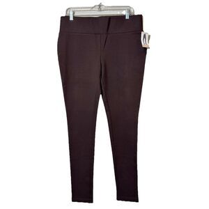 Philosophy Anthropologie Leggings Brown Espresso Stretchy Elastic NWT Women’s L